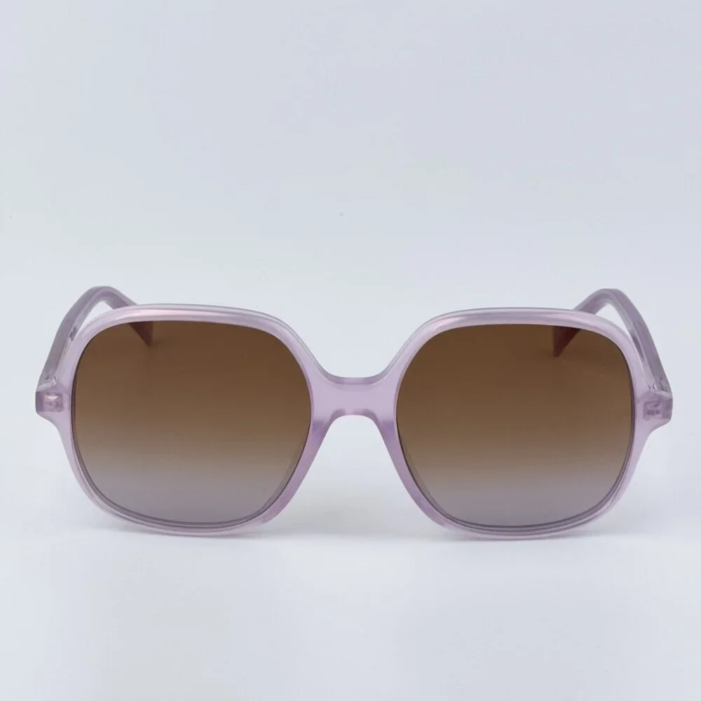 Celine CL40244U 78F CELINE THIN BRAND NEW Sunglasses Opal Lilac Gradient Women
